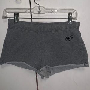 grey athletic/sleeping shorts from fox